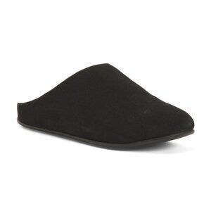 FITFLOP Suede Chrissie Shearling Slippers